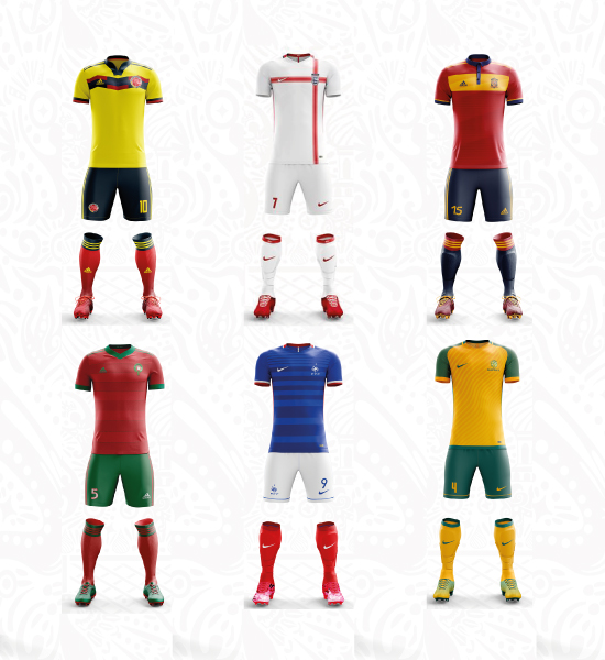 Camisetas deportivas de futbol, voley y camiseta spara olimpiadas