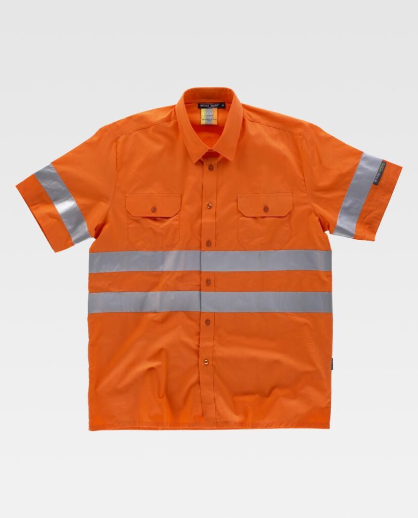 camisa de trabajo reflectiva