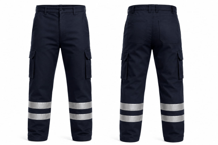 PANTALO CARGO DRILL DOBLE CINTA REFLECT