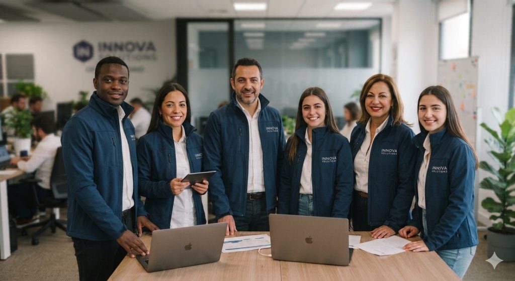 Uniformes corporativos para empresas fabricados por Trazzo 21 en Lima
